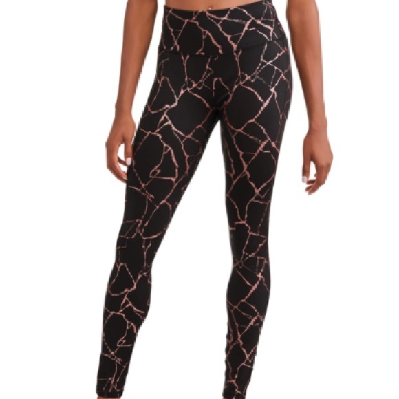 AVIA WOMENS ACTIVE PERFORMANCE FITTED LEGGINGS - Picture 1 of 3